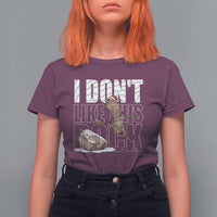 Marcus The Worm Christmas Meme T Shirt For Women Funny Brain Rot Gen Z - Wonder Print Shop