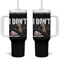 Marcus The Worm Christmas Meme Tumbler With Handle Funny Brain Rot Gen Z - Wonder Print Shop