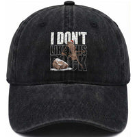 Marcus The Worm Christmas Meme Washed Cotton Baseball Cap Funny Brain Rot Gen Z