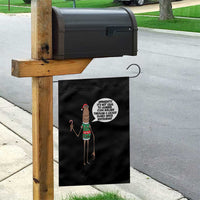 Marcus The Worm Christmas Meme Garden Flag Locally Owned Greek Restaurant - Wonder Print Shop