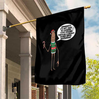 Marcus The Worm Christmas Meme Garden Flag Locally Owned Greek Restaurant - Wonder Print Shop