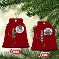 Marcus The Worm Christmas Meme Ceramic Ornament Locally Owned Greek Restaurant - Wonder Print Shop