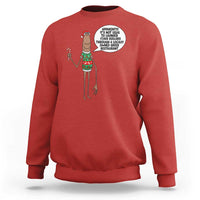 Marcus The Worm Christmas Meme Sweatshirt Locally Owned Greek Restaurant - Wonder Print Shop