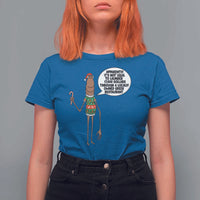 Marcus The Worm Christmas Meme T Shirt For Women Locally Owned Greek Restaurant - Wonder Print Shop
