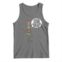 Marcus The Worm Christmas Meme Tank Top Locally Owned Greek Restaurant - Wonder Print Shop
