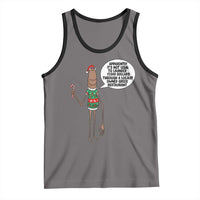 Marcus The Worm Christmas Meme Tank Top Locally Owned Greek Restaurant - Wonder Print Shop