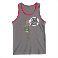Marcus The Worm Christmas Meme Tank Top Locally Owned Greek Restaurant - Wonder Print Shop