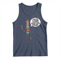 Marcus The Worm Christmas Meme Tank Top Locally Owned Greek Restaurant - Wonder Print Shop