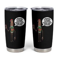 Marcus The Worm Christmas Meme Tumbler Cup Locally Owned Greek Restaurant - Wonder Print Shop