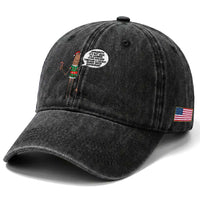 Marcus The Worm Christmas Meme Washed Cotton Baseball Cap Locally Owned Greek Restaurant