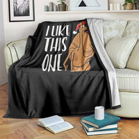 Marcus The Worm Christmas Meme Throw Blanket I Like This One - Wonder Print Shop