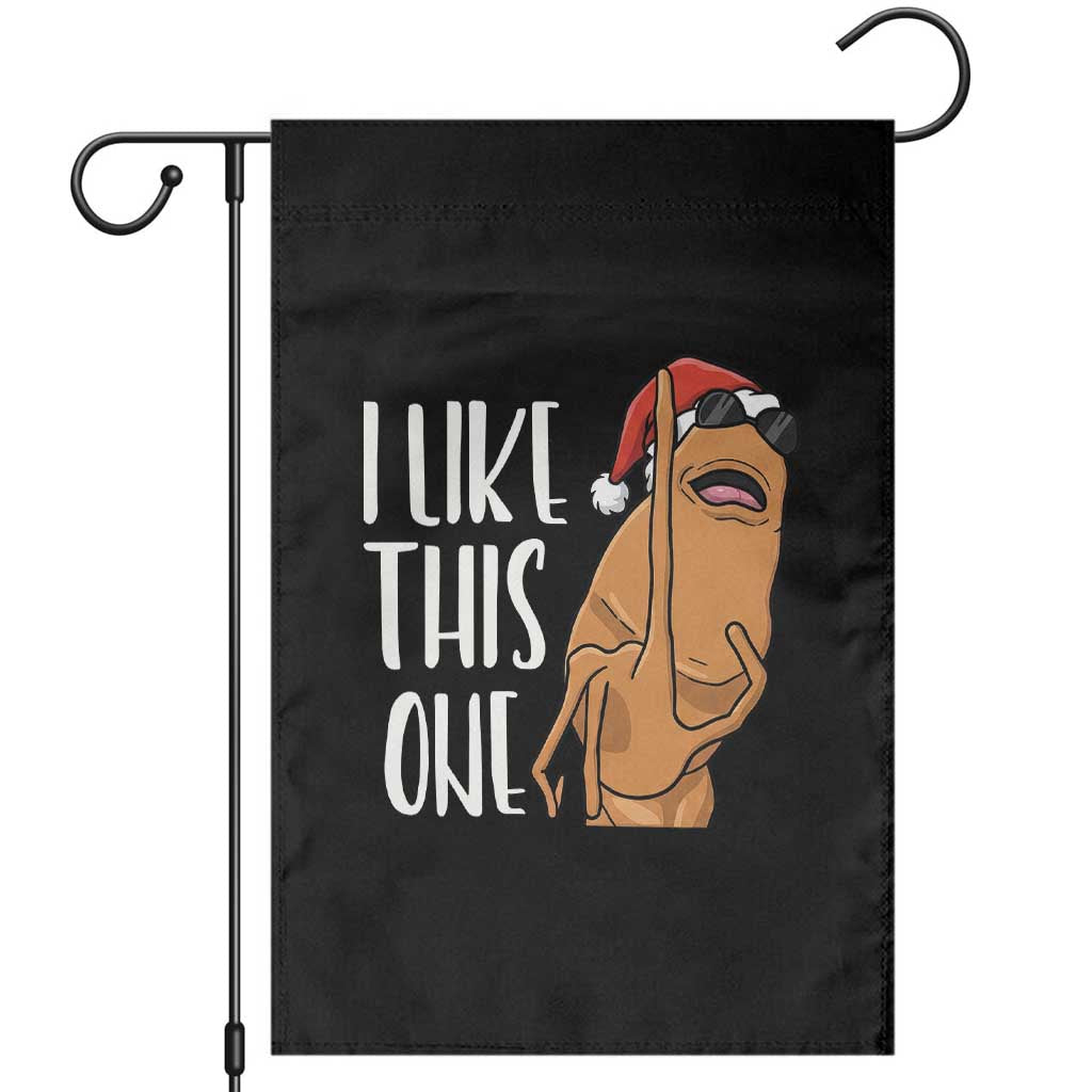 Marcus The Worm Christmas Meme Garden Flag I Like This One - Wonder Print Shop