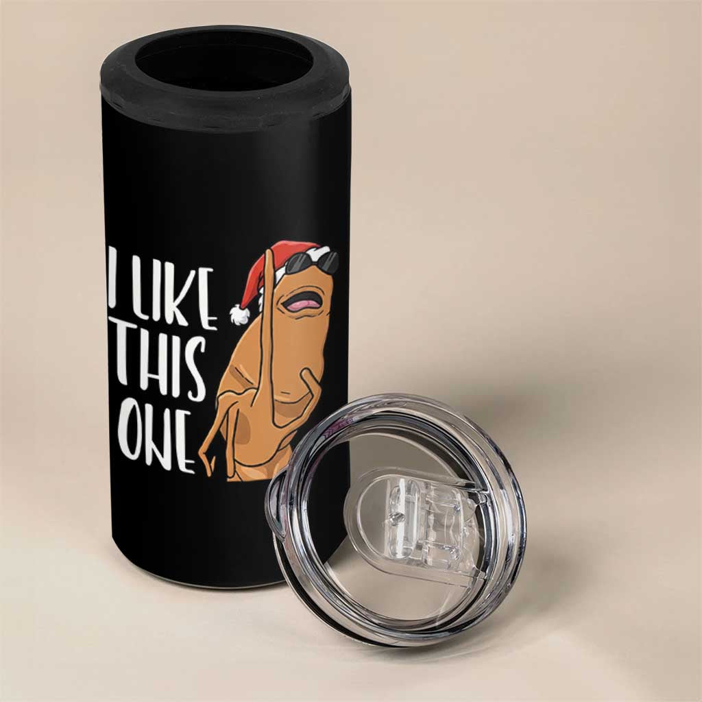 Marcus The Worm Christmas Meme 4 in 1 Can Cooler Tumbler I Like This One - Wonder Print Shop