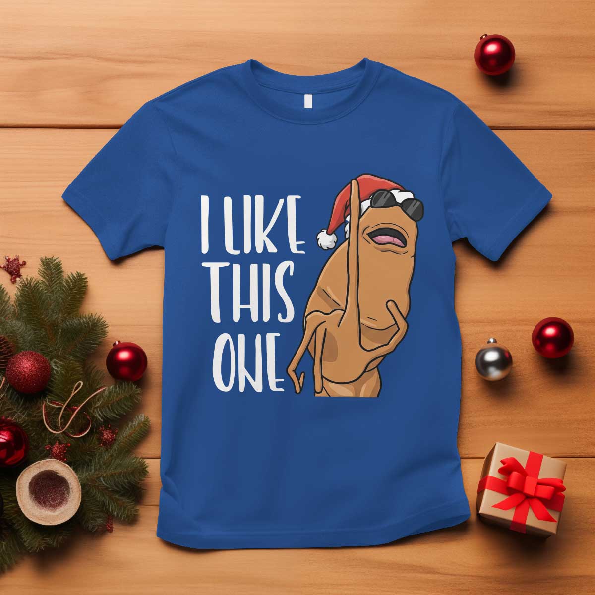 Marcus The Worm Christmas Meme T Shirt I Like This One - Wonder Print Shop