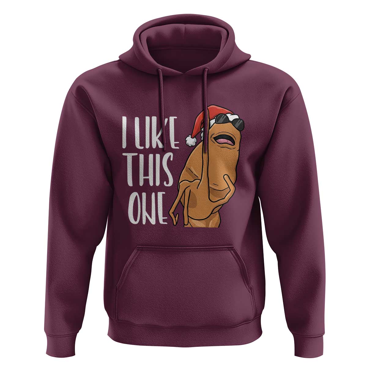 Marcus The Worm Christmas Meme Hoodie I Like This One - Wonder Print Shop