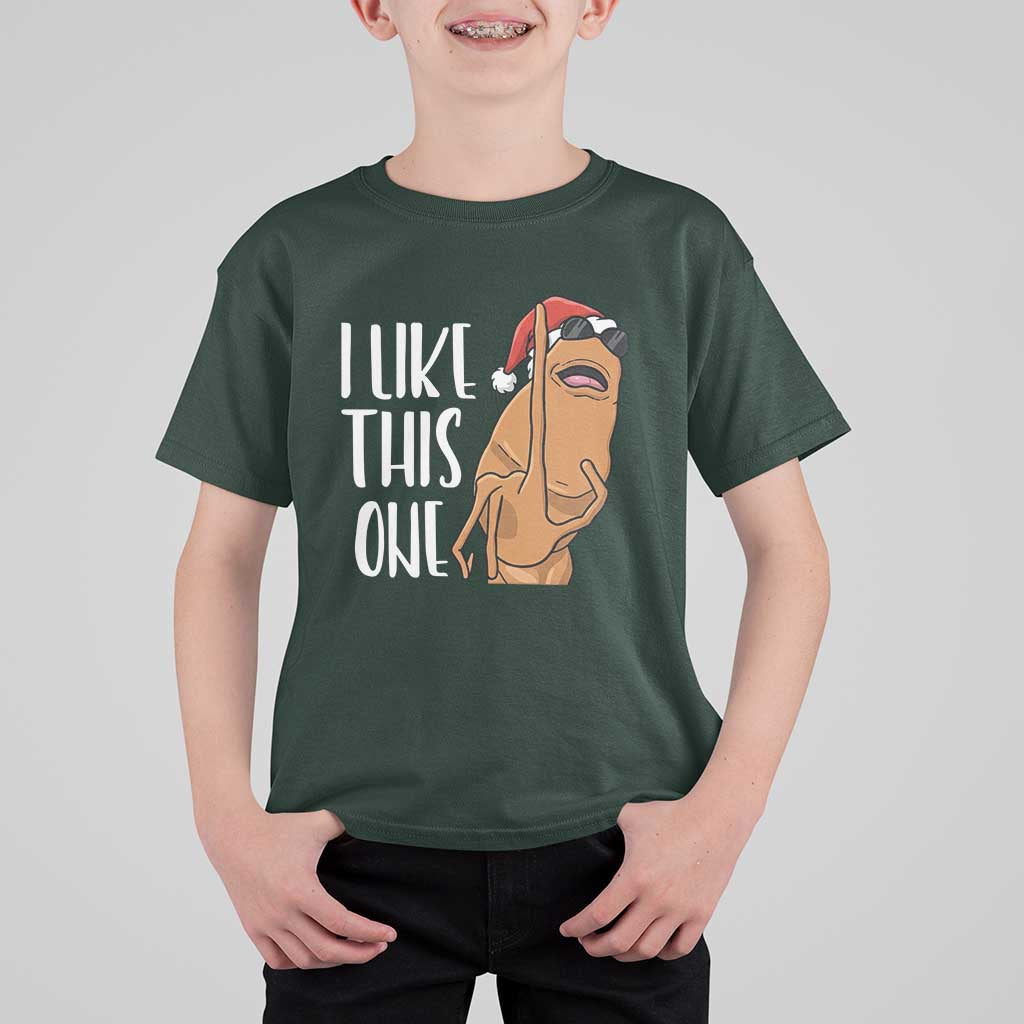 Marcus The Worm Christmas Meme T Shirt For Kid I Like This One - Wonder Print Shop
