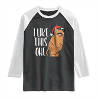 Marcus The Worm Christmas Meme Raglan Shirt I Like This One - Wonder Print Shop