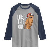 Marcus The Worm Christmas Meme Raglan Shirt I Like This One - Wonder Print Shop