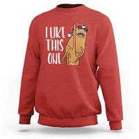 Marcus The Worm Christmas Meme Sweatshirt I Like This One - Wonder Print Shop