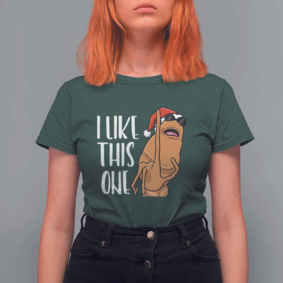 Marcus The Worm Christmas Meme T Shirt For Women I Like This One - Wonder Print Shop