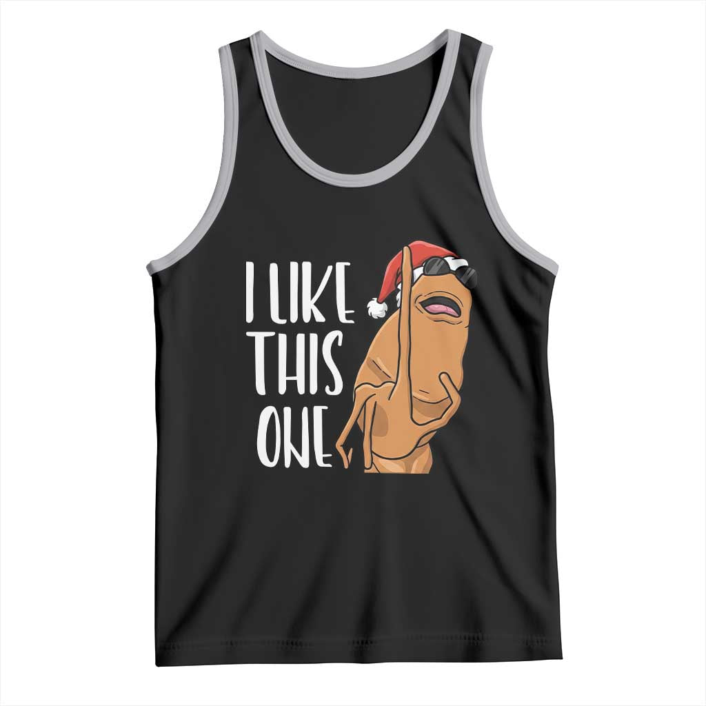 Marcus The Worm Christmas Meme Tank Top I Like This One - Wonder Print Shop