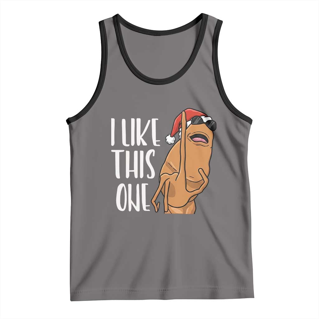 Marcus The Worm Christmas Meme Tank Top I Like This One - Wonder Print Shop