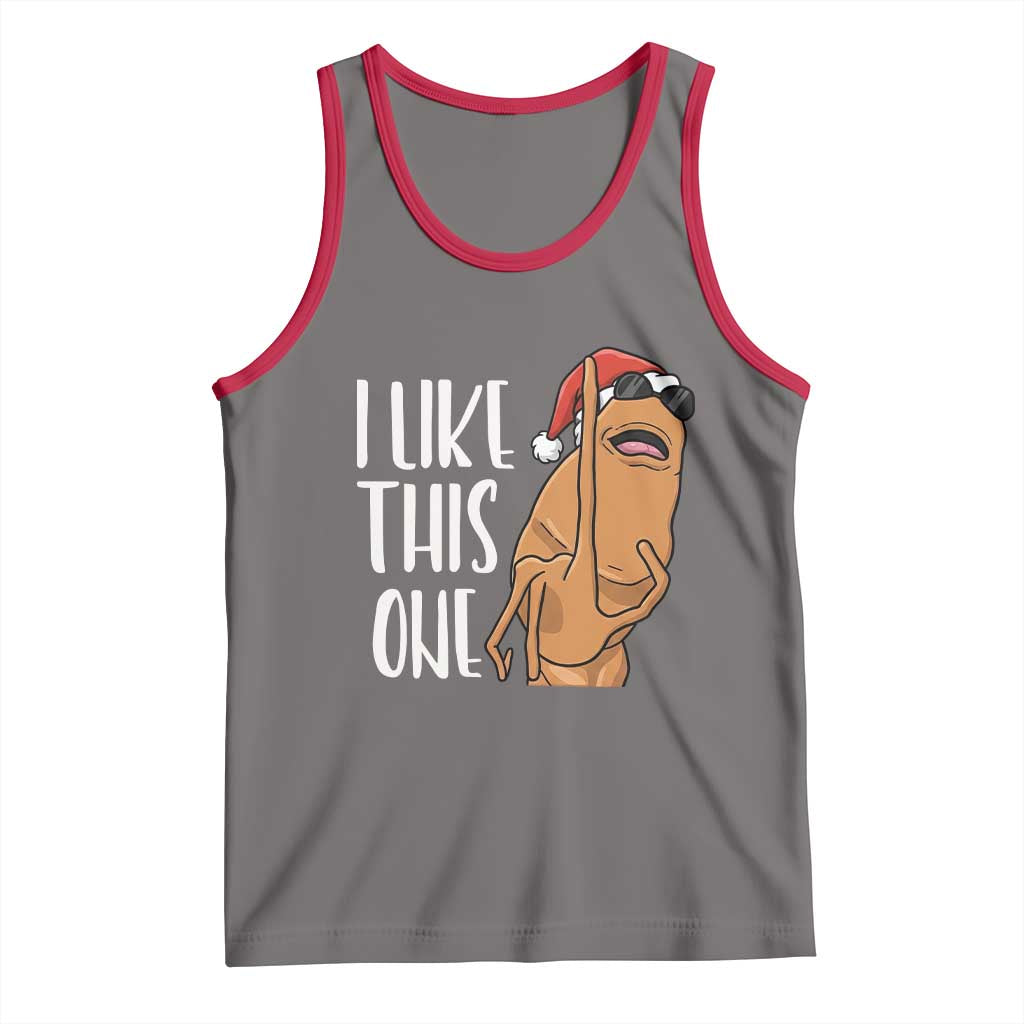 Marcus The Worm Christmas Meme Tank Top I Like This One - Wonder Print Shop