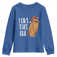 Marcus The Worm Christmas Meme Youth Sweatshirt I Like This One - Wonder Print Shop