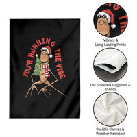 Marcus The Worm Christmas Meme Garden Flag You Are Running The Vibe - Wonder Print Shop