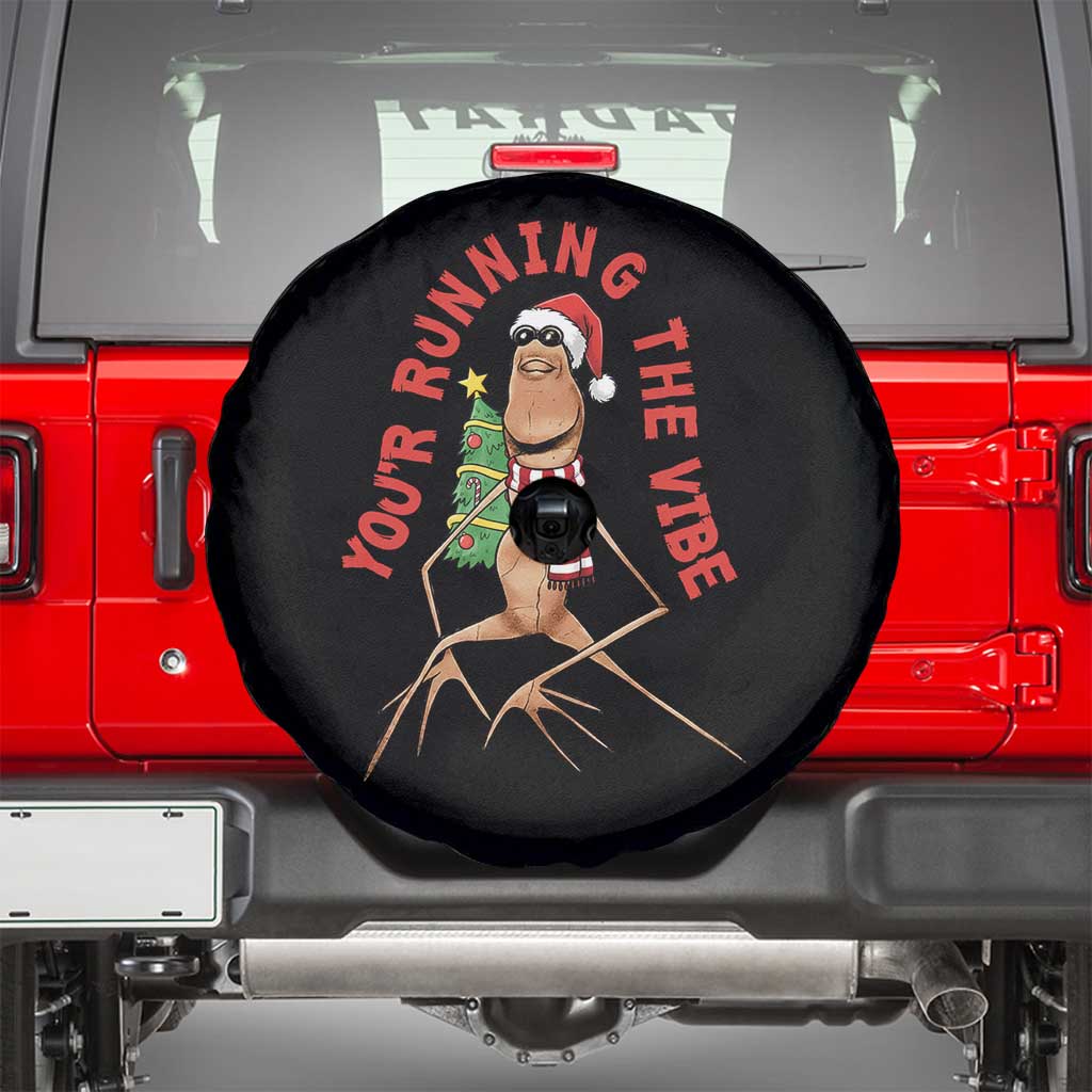 Marcus The Worm Christmas Meme Spare Tire Cover You Are Running The Vibe - Wonder Print Shop