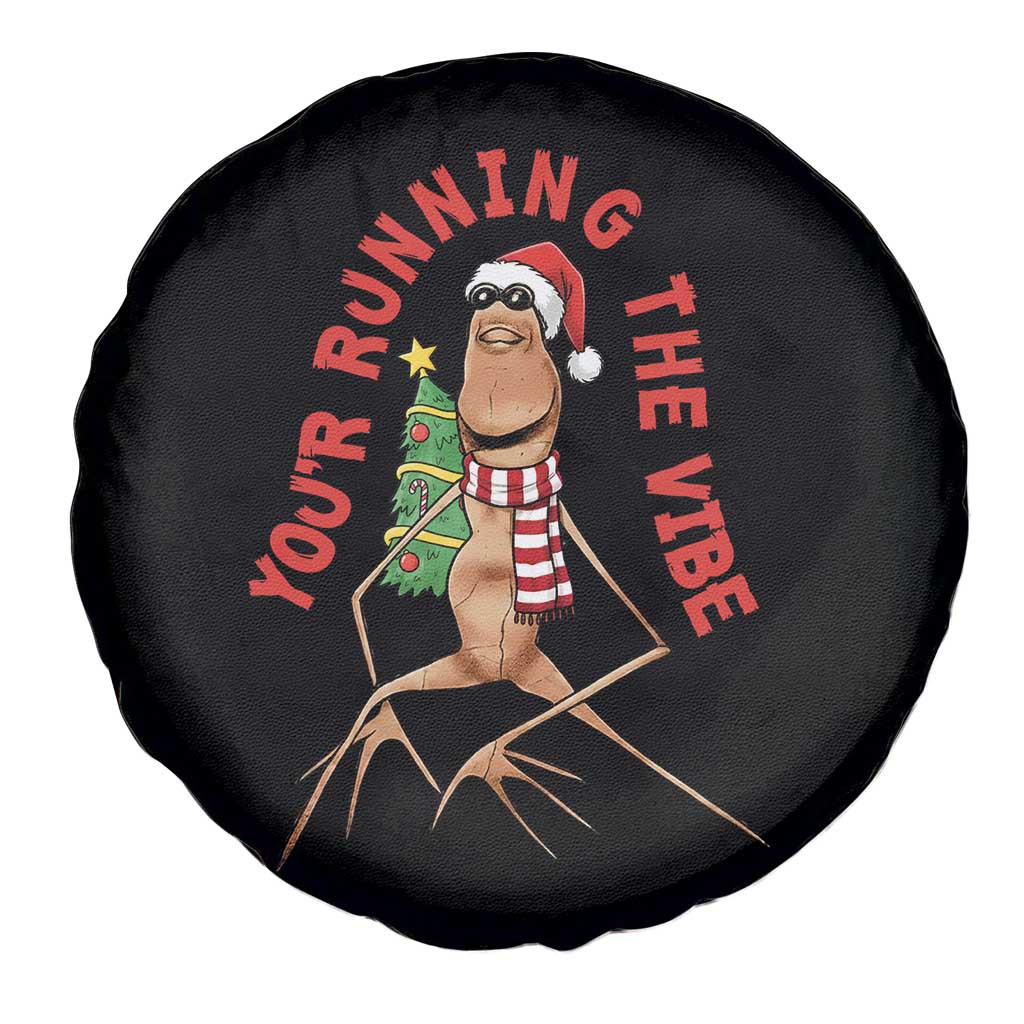 Marcus The Worm Christmas Meme Spare Tire Cover You Are Running The Vibe - Wonder Print Shop