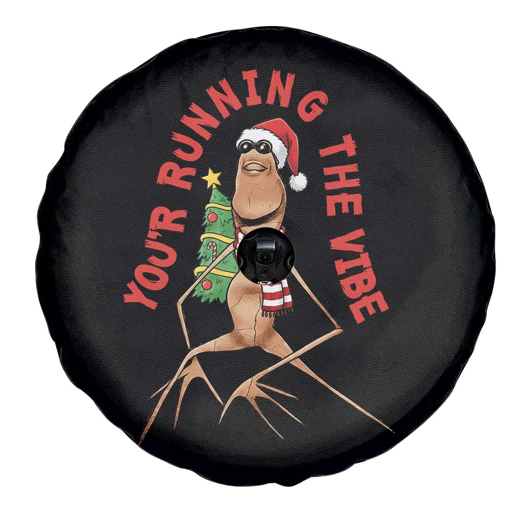 Marcus The Worm Christmas Meme Spare Tire Cover You Are Running The Vibe - Wonder Print Shop