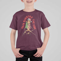 Marcus The Worm Christmas Meme T Shirt For Kid You Are Running The Vibe - Wonder Print Shop