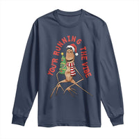 Marcus The Worm Christmas Meme Long Sleeve Shirt You Are Running The Vibe - Wonder Print Shop