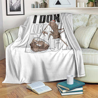 Marcus The Worm Christmas Meme Throw Blanket I Do Not Like This Rock Xmas - Wonder Print Shop