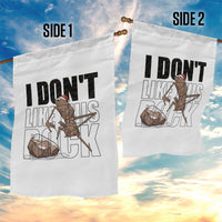 Marcus The Worm Christmas Meme Garden Flag I Do Not Like This Rock Xmas - Wonder Print Shop