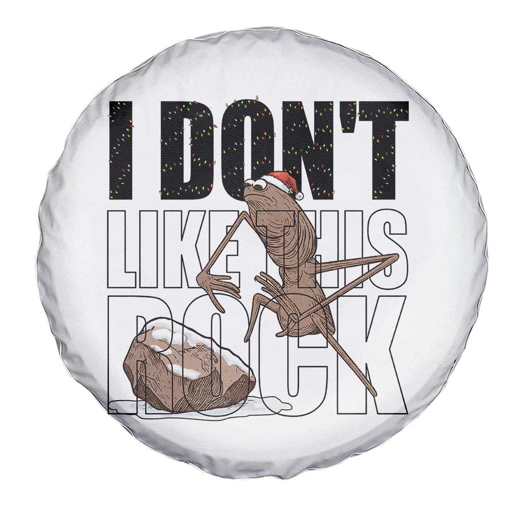 Marcus The Worm Christmas Meme Spare Tire Cover I Do Not Like This Rock Xmas - Wonder Print Shop