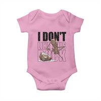 Marcus The Worm Christmas Meme Baby Onesie I Do Not Like This Rock Xmas - Wonder Print Shop
