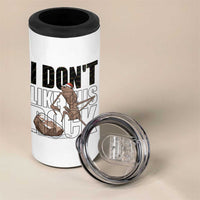 Marcus The Worm Christmas Meme 4 in 1 Can Cooler Tumbler I Do Not Like This Rock Xmas - Wonder Print Shop