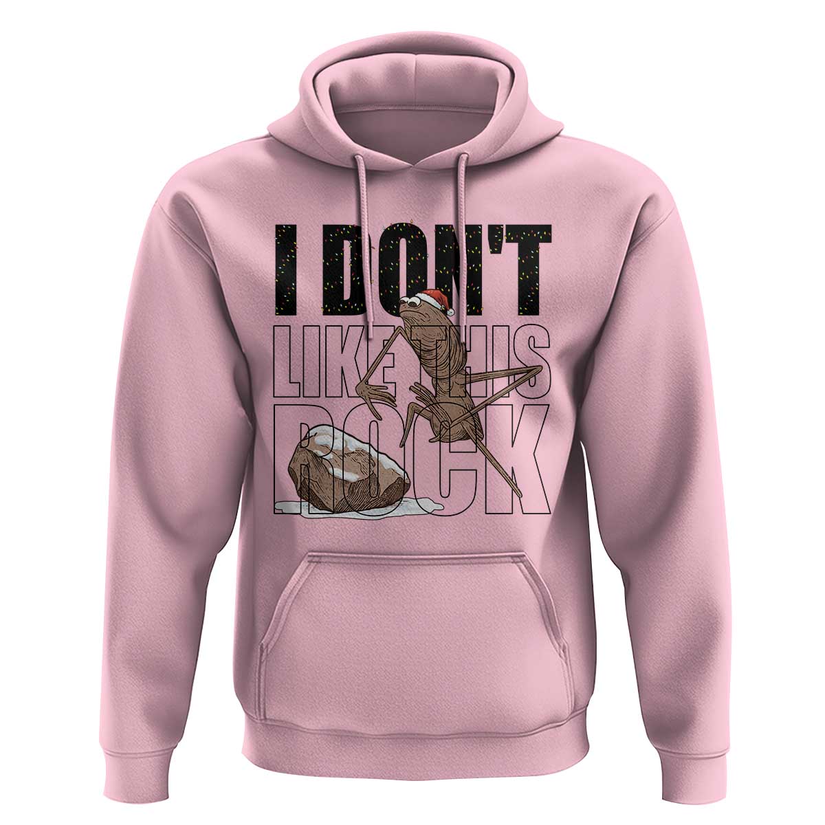 Marcus The Worm Christmas Meme Hoodie I Do Not Like This Rock Xmas - Wonder Print Shop