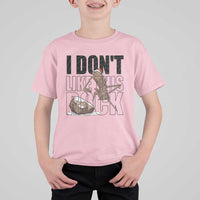 Marcus The Worm Christmas Meme T Shirt For Kid I Do Not Like This Rock Xmas - Wonder Print Shop