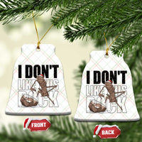 Marcus The Worm Christmas Meme Ceramic Ornament I Do Not Like This Rock Xmas - Wonder Print Shop