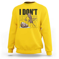 Marcus The Worm Christmas Meme Sweatshirt I Do Not Like This Rock Xmas - Wonder Print Shop