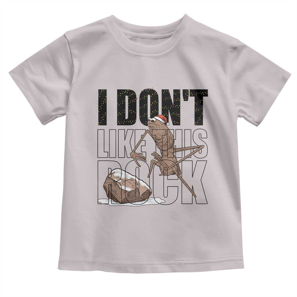 Marcus The Worm Christmas Meme Toddler T Shirt I Do Not Like This Rock Xmas - Wonder Print Shop
