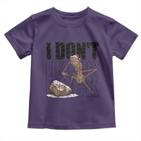 Marcus The Worm Christmas Meme Toddler T Shirt I Do Not Like This Rock Xmas - Wonder Print Shop