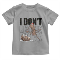 Marcus The Worm Christmas Meme Toddler T Shirt I Do Not Like This Rock Xmas - Wonder Print Shop