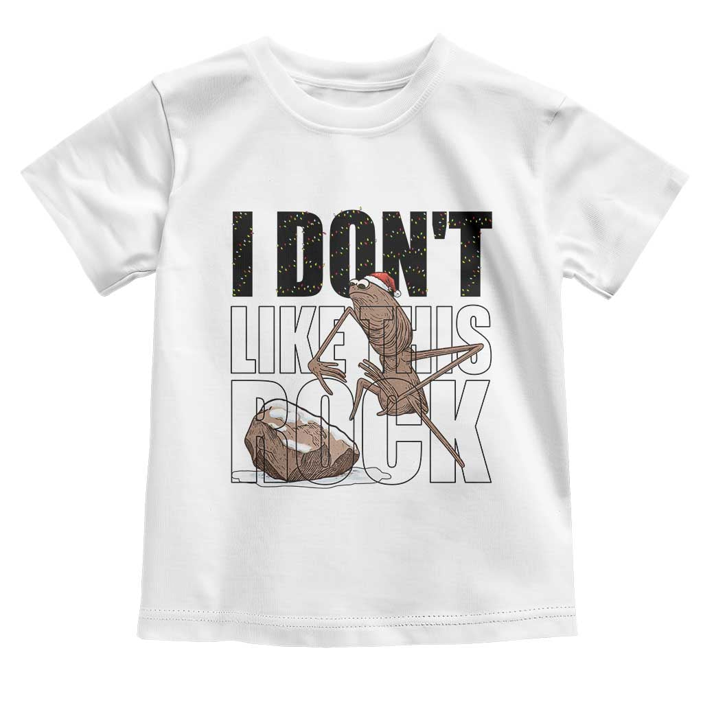 Marcus The Worm Christmas Meme Toddler T Shirt I Do Not Like This Rock Xmas - Wonder Print Shop