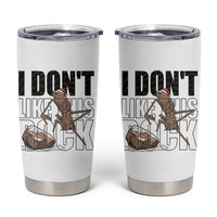 Marcus The Worm Christmas Meme Tumbler Cup I Do Not Like This Rock Xmas - Wonder Print Shop