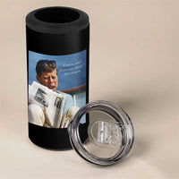 John F. Kennedy Smoking Smoker 4 in 1 Can Cooler Tumbler If Not Us Who If Not Now When Quote