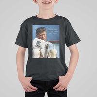 John F. Kennedy Smoking Smoker T Shirt For Kid If Not Us Who If Not Now When Quote
